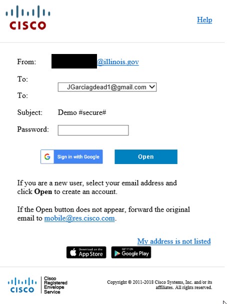 Cisco Open Account