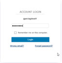 Account Login Form