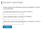 Security Questions