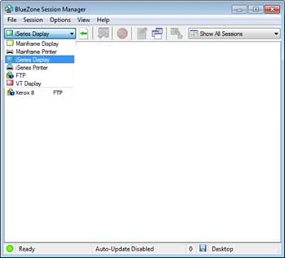 Bluezone Session Manager Configuration Options